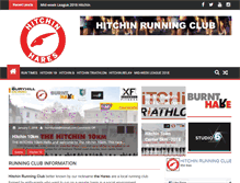 Tablet Screenshot of hitchinrunningclub.co.uk